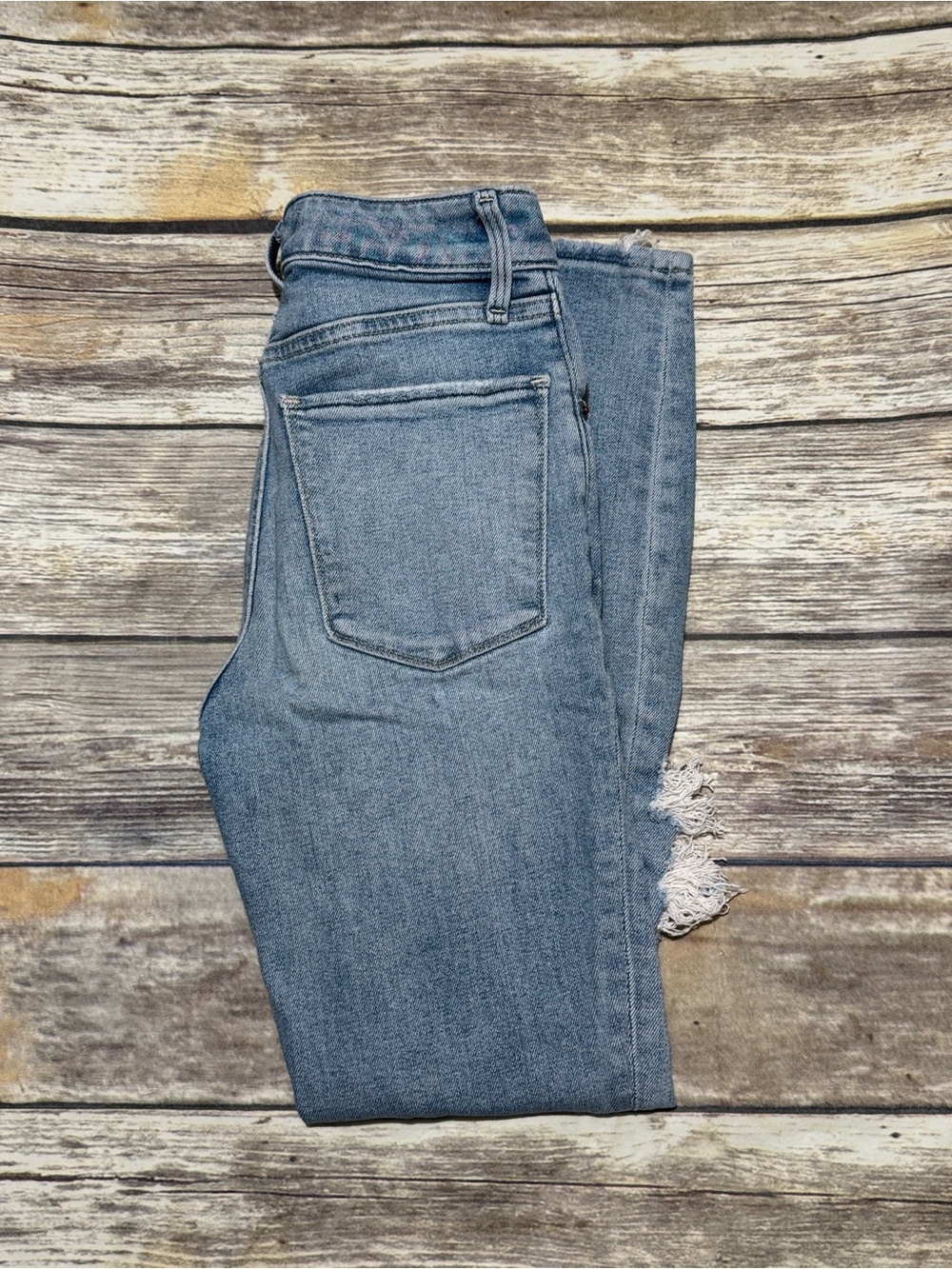 Abercrombie & Fitch Light Blue Super Skinny Ankle High Rise Women’s Jeans